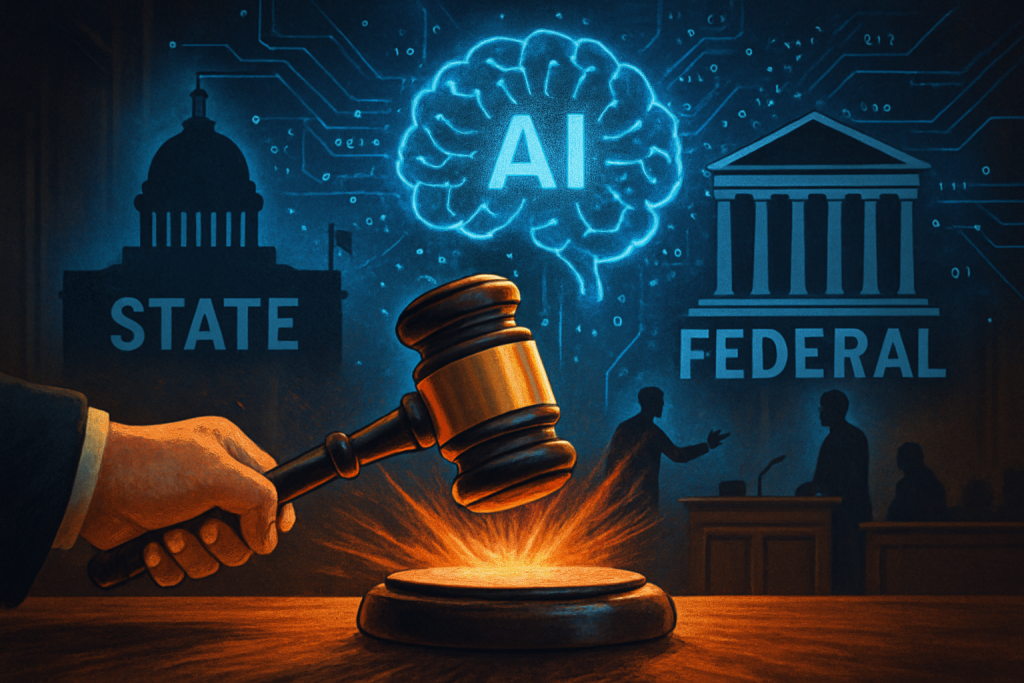 When States Play Tug-of-War with Tech: The AI Regulation Showdown
